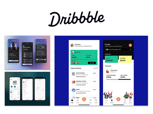 Dribbble Concept References - Competitor Image