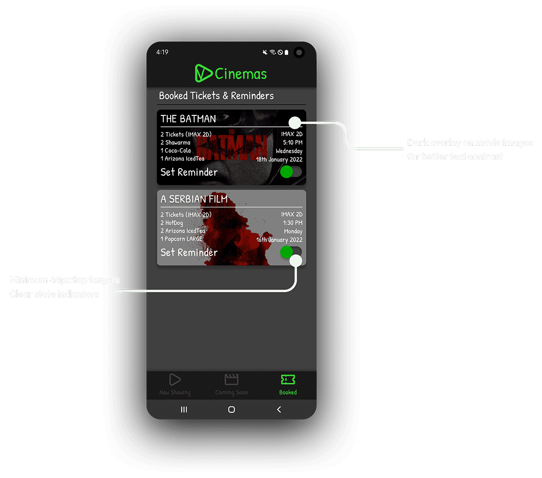 Accessibility Mockup